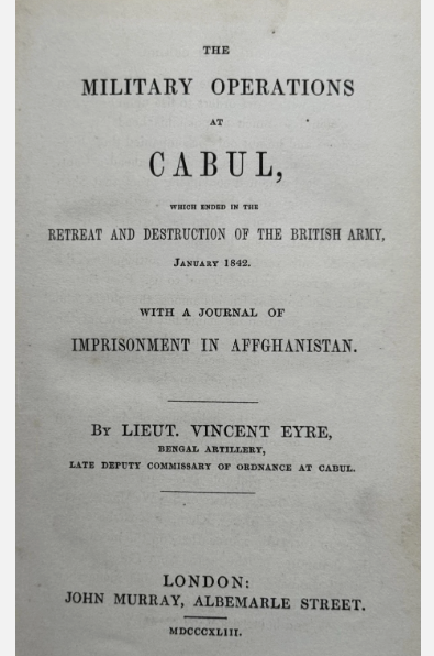 The Military Operations at Cabul