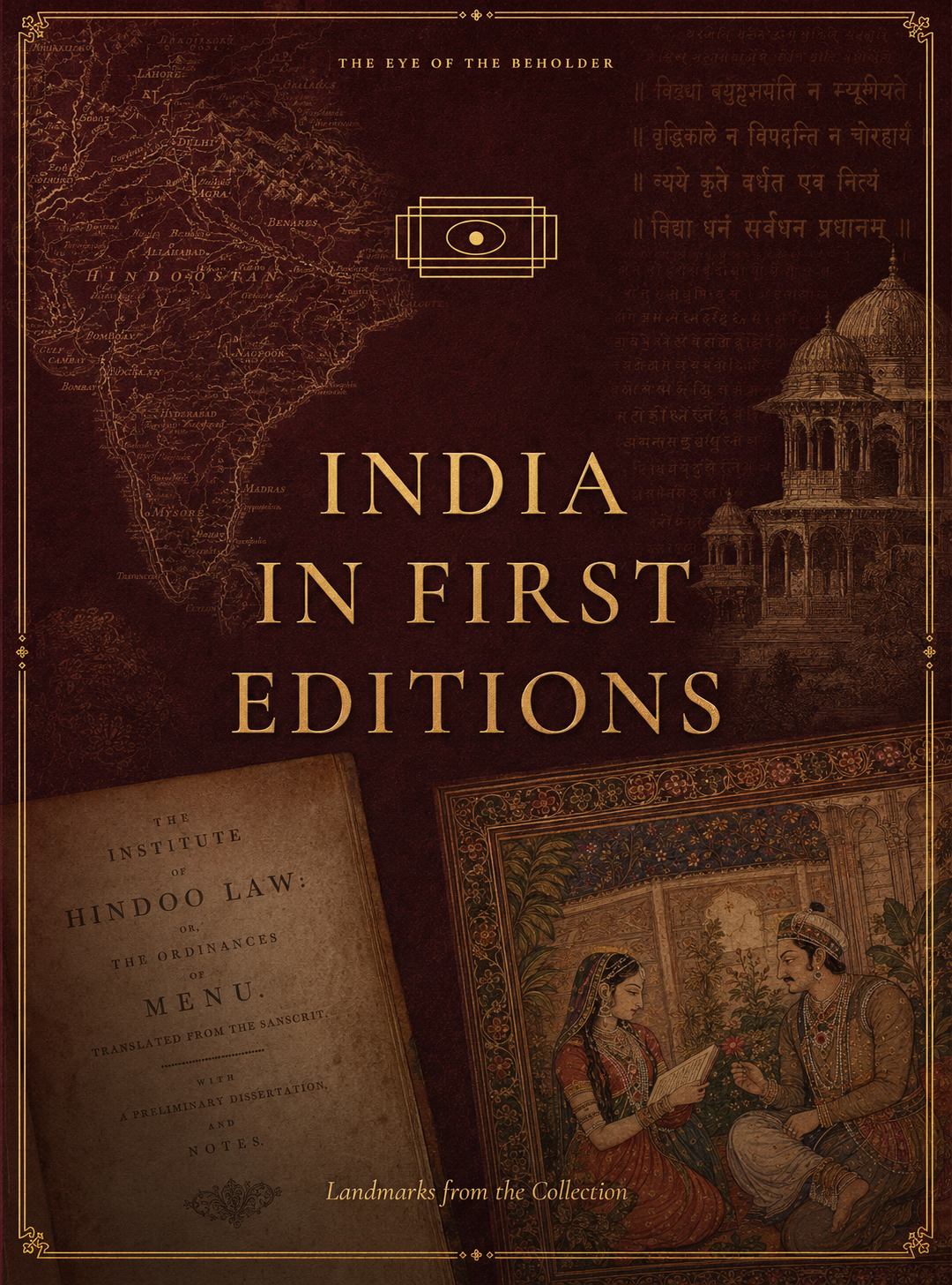 Cover of India in First Editions: Landmarks from the Collection